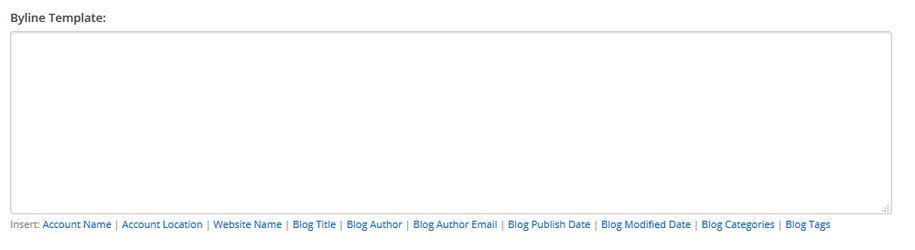 Byline Template Example