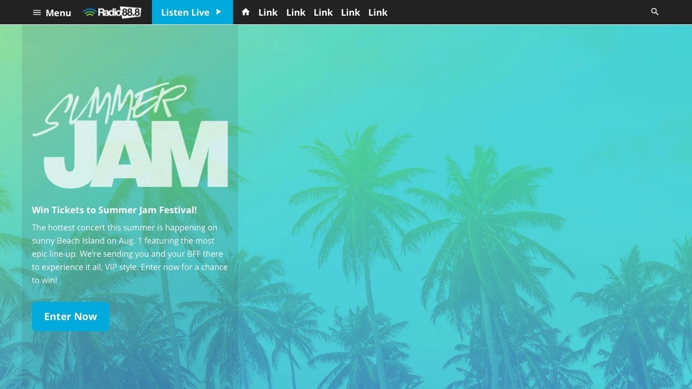 Promo Feature Full Height Third Width