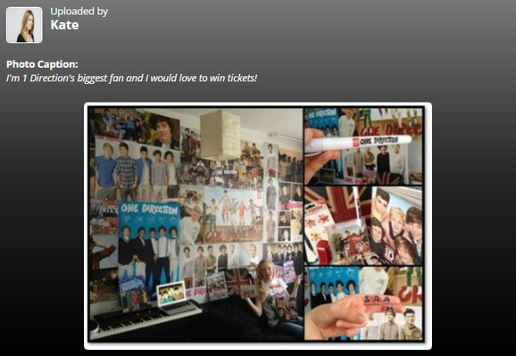 Ticket Giveaway Photo Contest Example