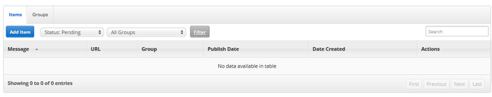 Notification Status Screenshot