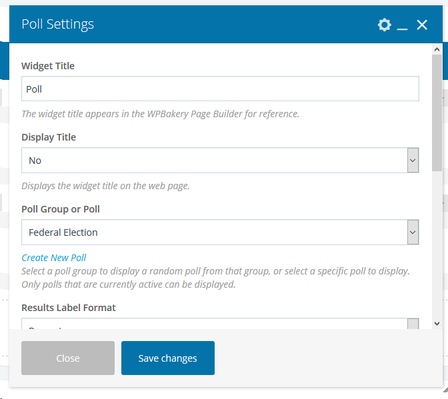 Polls Element Example