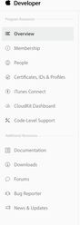 Apple Developer People Section