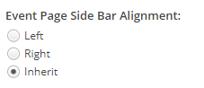 Event Page Sidebar Alignment Screenshot