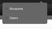 Users Menu Screenshot