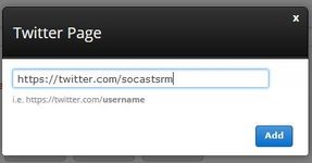 Enter Twitter URL