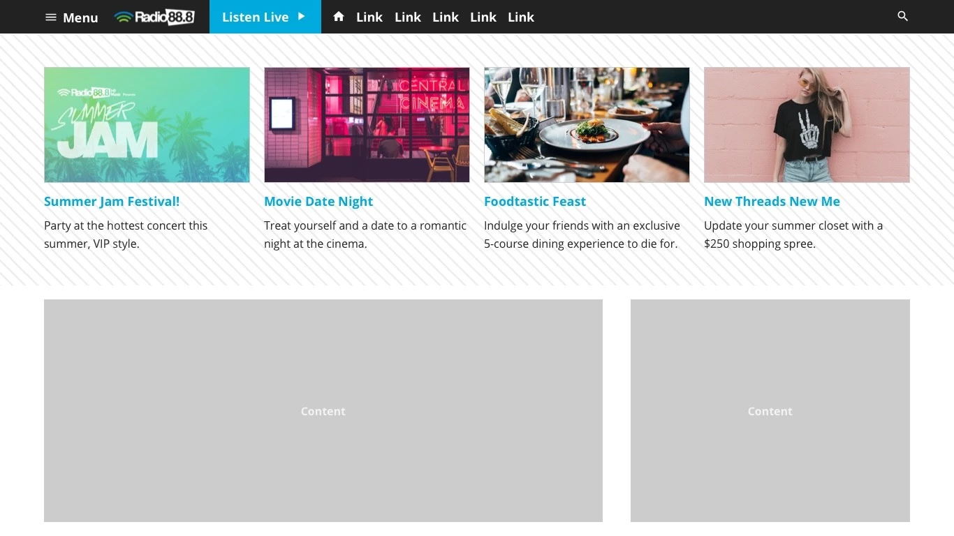 Blog Tiles Half Height