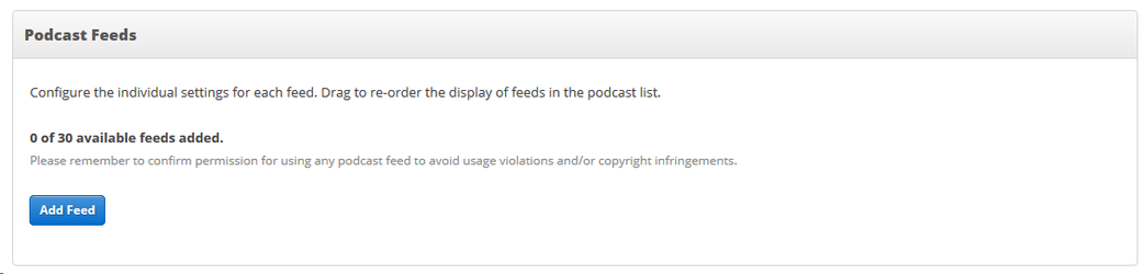 Add Feed Screenshot