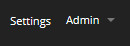 Admin Menu Screenshot