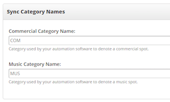 Sync Category Names