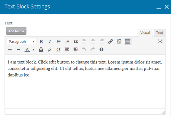 Visual Tab Example