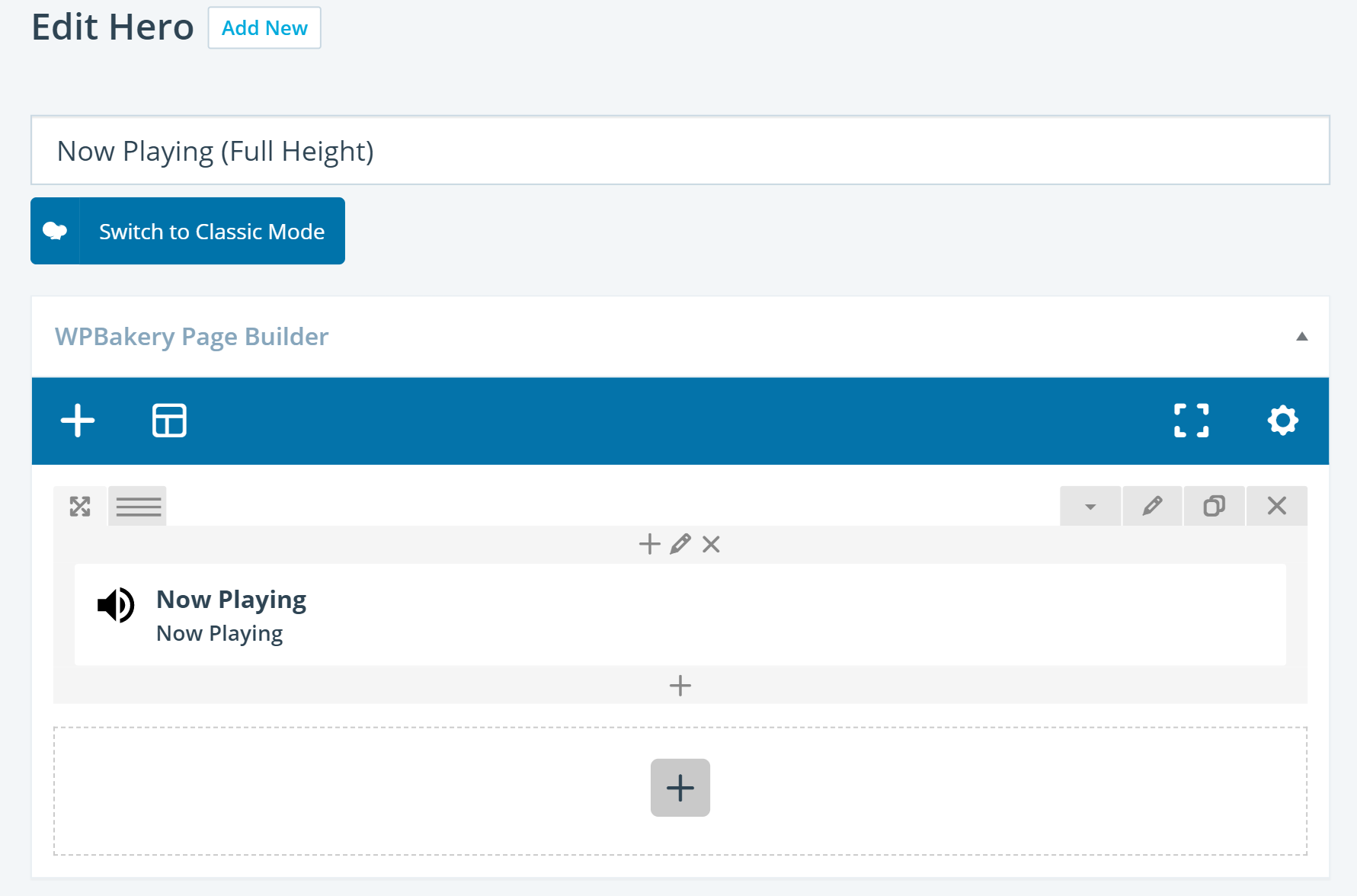 Add Content to Hero Example