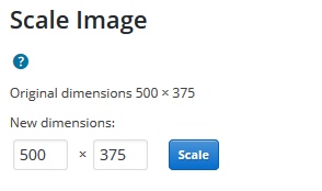 Scale Image Example