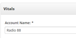 Account Name Example