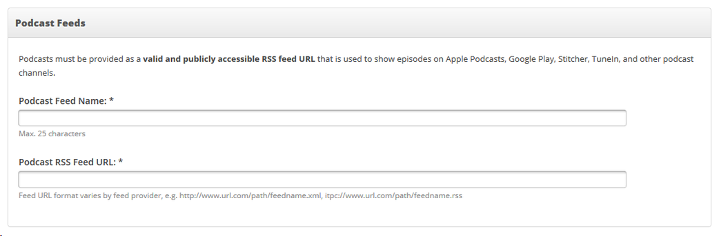 Save Podcast Feed Screenshot