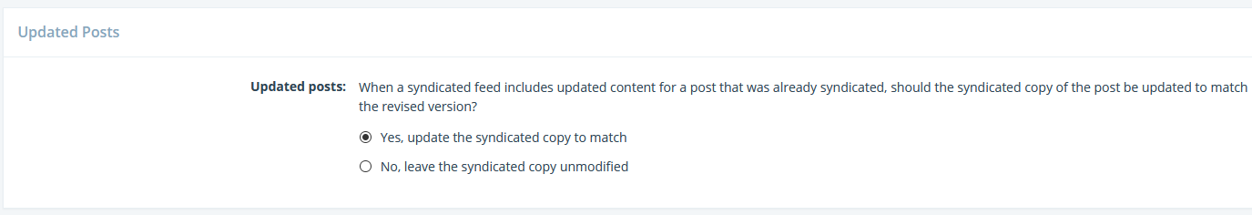 Updated Posts Screenshot