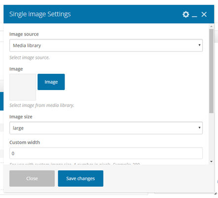 Single Image Element Example