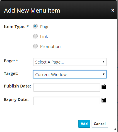 Add Link to Navigation