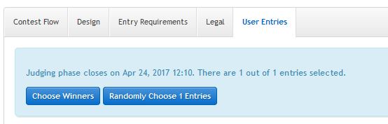Randomly Choose Entries Screenshot