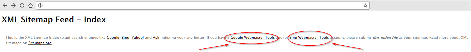 Submit Sitemap Screenshot