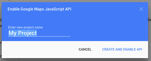 Enter Project Name