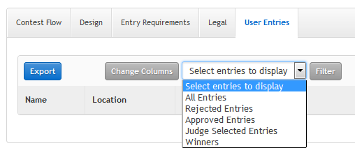 Filter Entries