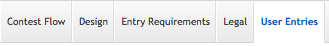 User Entries Tab