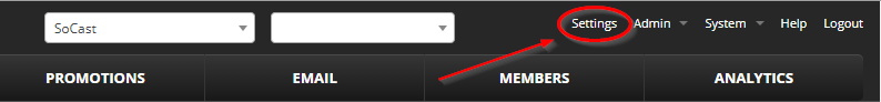 Settings Screenshot